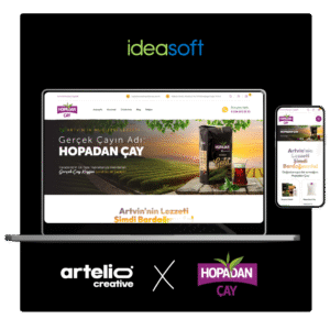 IdeaSoft tema tasarımı örneği: Hopadan Çay