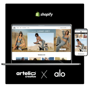 Shopify tema tasarımı örneği: Alo