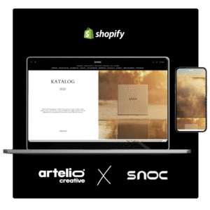 Shopify tema tasarımı örneği: SNOC