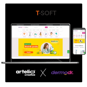 T-Soft tema tasarımı örneği: Dermodr