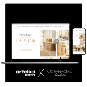 Ticimax tema tasarımı örneği: Oceanhome Textile